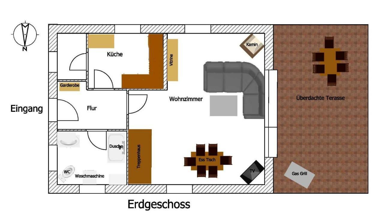 Ferienhaus Am Alfsee Rieste Luaran gambar